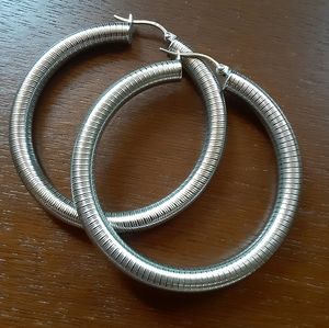 NWOT - Stainless Steel Hoops